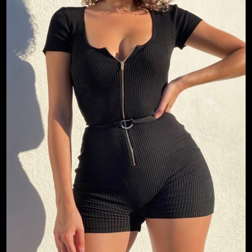 Black romper cute